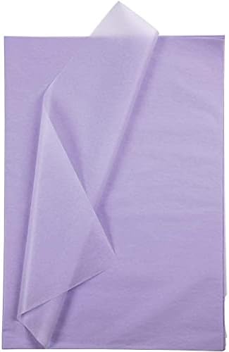 Saltech 20 Sheets of Purple Tissue Paper-20''x30''(50cmx75cm)-Gift Wrapping Paper- Acid Free-Kids Art and Craft Wrapping Paper Sheets. Purple