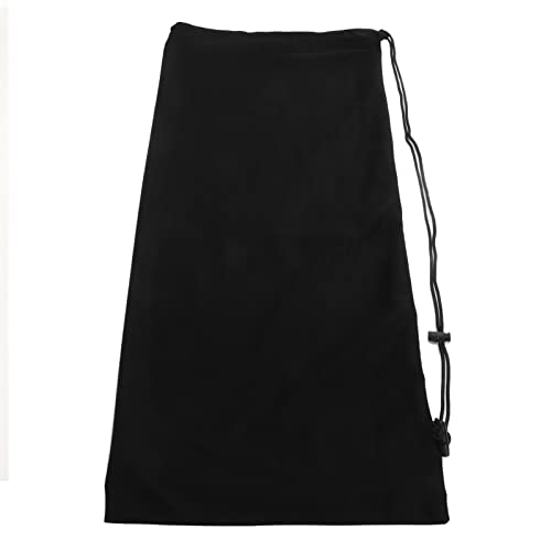 Tennis Racket Storage Bag, Drawstring Design Tennis Racquet Bag Large Capacity Black Portable for Gym
