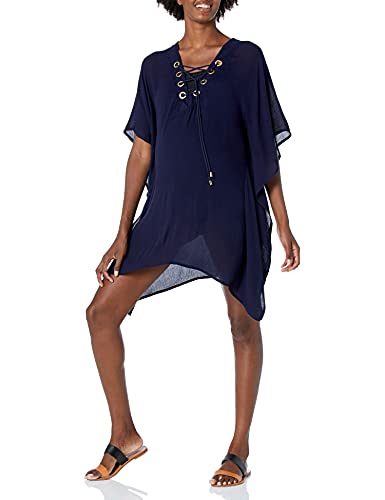 Maillot de bain femme robe tunique de plage en dentelle blanche été