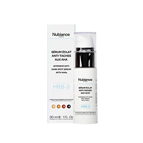 NUBIANCE - Sérum Eclat Crème Anti Tache Visage Hrb-3 - Exfoliant Visage Et Gommage Visage Femme Et Homme Pour Les Peaux Noires, Mates Et Métissées. Creme Éclaircissante Peau Noire Puissant Cover