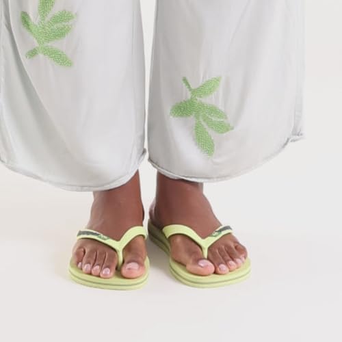 Image of Matcha Green Brasil Logo Flip-Flops by Havaianas