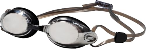 FINIS Bolt Competition Swim Goggles - UV Protection & Anti-Fog Lenses - 3 Nosepieces - Adjustable - Adult