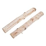 YOSADIER 2 Piezas Leña Decorativa de Madera Natural para Chimenea, Troncos Resistentes y Elegantes Ideales para Decoración Rústica y Eventos Temáticos Hogar