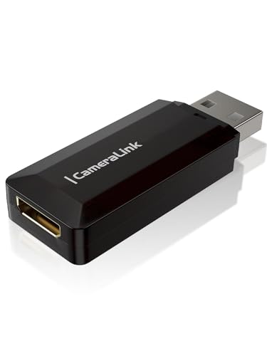 TechSide Cam Link Mini | Tarjeta de captura de vídeo 2025 HDMI USB Windows 11/10, MacOS Monterey, Big Sur, Android, Linux | 1080p 60fps para DSLR, DSLR, videocámaras, Action Cam | OBS, YouTube, Zoom