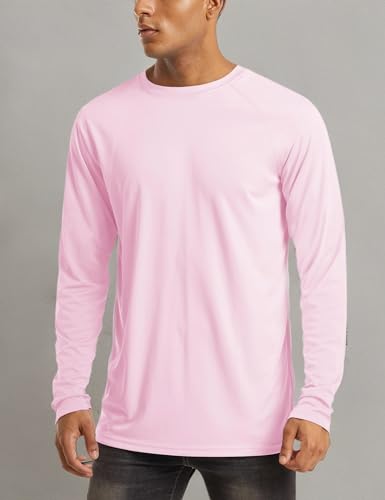 Image of MAGCOMSEN Men's Long Sleeve Shirts UPF 50+ UV Sun Protection Athletic Shirts for Hiking Running Workout Rash Guard