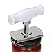 Kichwit Arthritis Jar Opener Stainless Steel Lids Off Jar Opener - Free Bottle Opener Keychain Included