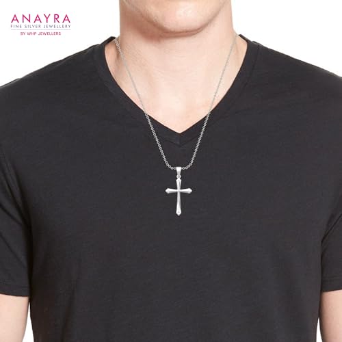 Image of 925 Sterling Silver Cross Locket Pendant for Women | Gold Plated & Rose Gold Finish | Elegant Religious Jewelry Gift for Daily Wear, Anniversary, Birthday
