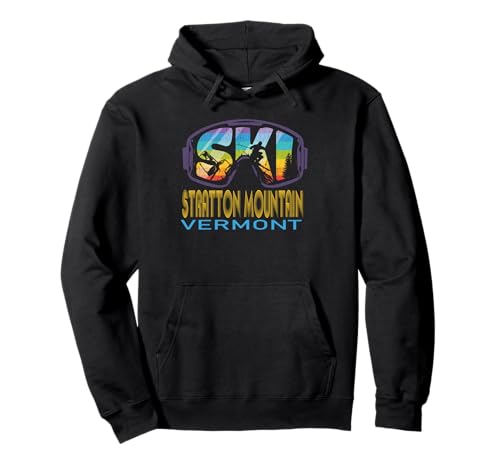 Stratton Mountain Vermont Skiing Hoodie