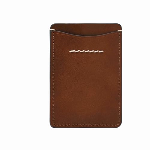 Image of Fossil Men's Westover Leather Slim Minimalist Card Case Sliding Pocket Wallet, Brown, (Model: ML4585210)
