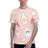 [Auzxnewot] 妖怪ウォッチ（3） T シャツ 半袖 上衣 丸首 メンズ レディース 夏服 柔らかい 通気性 カジュアル アスレチック ファッショナブル アニメ L