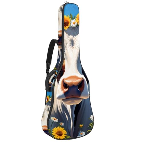 Sac de transport pour guitare acoustique étanche avec compartiments de rangement