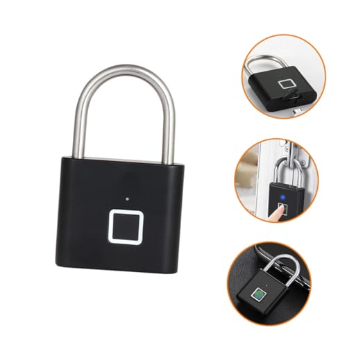 Cadenas à empreinte digitale extérieur étanche et robuste en aluminium - 7