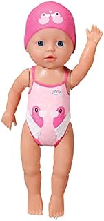 BABY born My First Swim Girl Doll 30cm - For Toddlers 1 Year and Up - Easy for Small Hands - Includes Bathing Suit and Cap