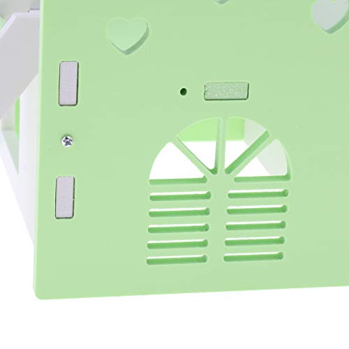 SM SunniMix Kleine dierenhuis knaagdierhuis voor hamsters, cavia's, fretten, chinchilla, eekhoorns - groen - Image 6