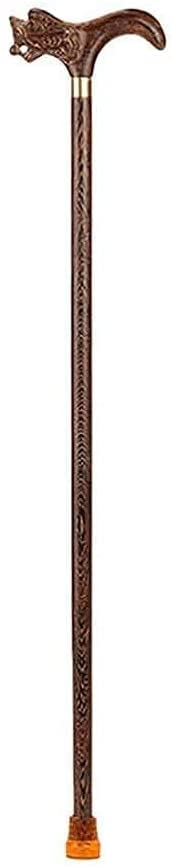 Bastón de madera maciza, bastón de madera maciza, bastón de madera maciza, muletas de madera para ancianos, elegante bastón de madera para hombres y mujeres, lata de movilidad B