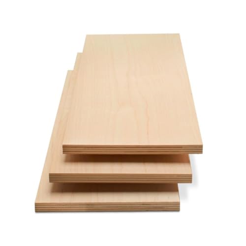 Baltic Birch Plywood 12 x 24 x 3/4 Inch - 18 mm Craft Wood, PB/BB Grade, Stronger Than Basswood Sheets or Balsa Wood, Perfect for Laser, CNC Cutting, Wood Shelves, by Woodpeckers