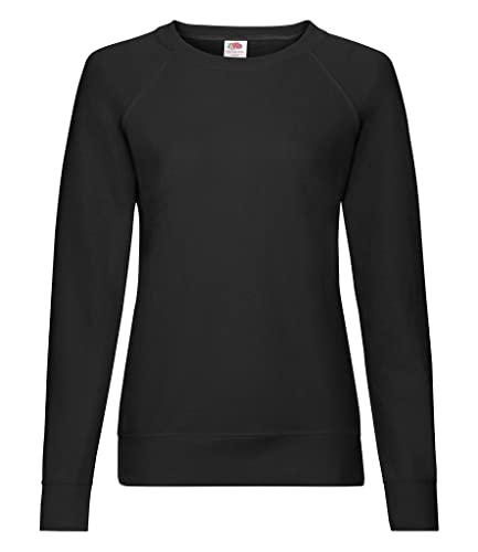 Fruit of the Loom Damen Sweatshirt Lightweight Raglan Sweat Lady-Fit
