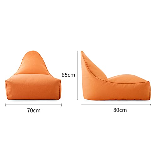 Hwoek Children's Bean Bag Chair Cover Lazy Lounger Bean Bag Chair Cover (No Filling) Soft And Comfortable Stuffed Bean Bag Chair Cover For Indoor Outdoor Beanbag Chair Cover,Light Gray #TOP6