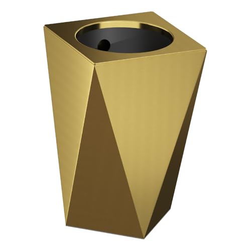 Caneca de basura de acero inoxidable 10L diamante