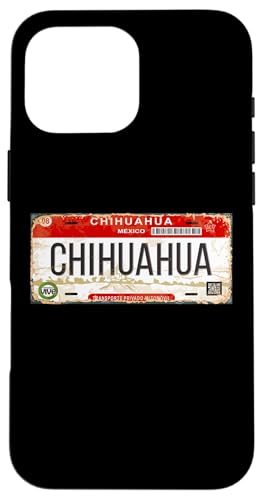Chihuahua Mexico License Plate Travel Mexican Vacation Beach �X�}�z�P�[�X iPhone 16 Pro Max �p