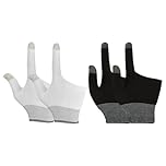 POPETPOP 2 Pairs Gaming Gloves, Breathable Finger Gloves for Mobile Gaming Touchscreen Gaming Gloves for Sweaty Hands