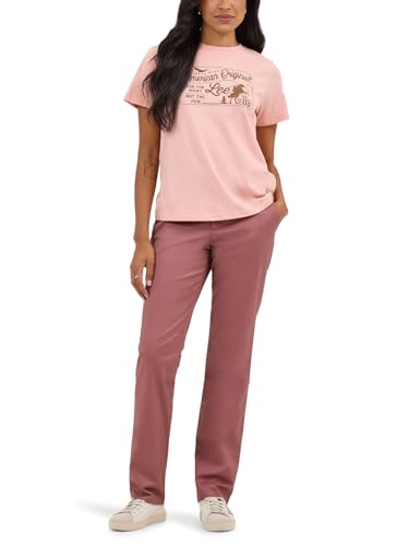 Image of Lee Women's Wrinkle Free Relaxed Fit Straight Leg Pant