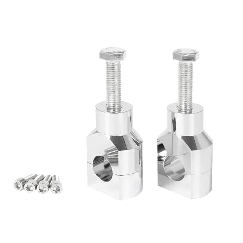 Abrazadera manillar moto 25mm elevador tija para Harley cromo 7