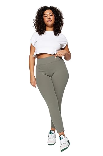 Legging taille plus d'une douceur exceptionnelle en coton stretch premium - 3