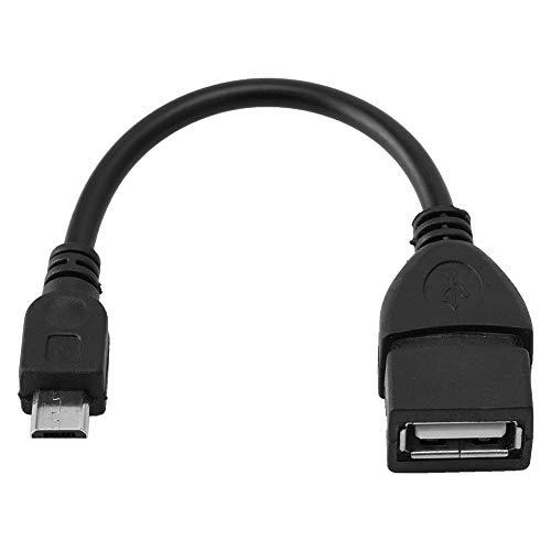 Cables, Personal Computer ASHATA Mini Teléfono Móvil Android OTG Conectar Cable Fecha Adaptador V8 Interfaz Micro USB a USB Hembra