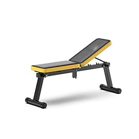 YFDM Dumbbell Bench Home Sit-Up Exercise Equipment Fitness Chair Multi-Function Flat Bench Press Front and Rear