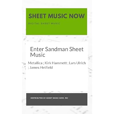 Enter Sandman Sheet Music