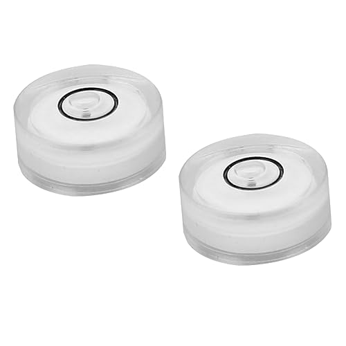 HOLIDYOYO 16Pcs Bubble Level Circular Diameter Flat Height Surface Level for Precision Measurement and