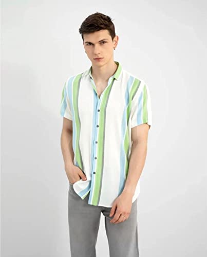Image of Funky Printed Shirt for Men Half Sleeves