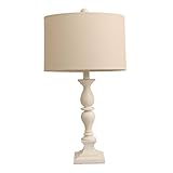 Decor Therapy TL9488 Satin White Table lamp