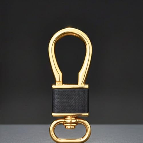 Image of THE MEN THING - Stylish Multicolor Stainless Steel Keychain for Men & Boys (ROYAL GRIP - Gold & Gunmetal)