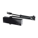 CISA 1C151103044, Chiudiporta Multiforza Professional Plus 2 con Arresto, EN 2-4, Nero, Largh. Porta Max 850-1100