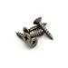 Stainless Steel Screws for Crafts, DIY, Construction, and Countersunk Magnets - 8mm Dia Head x 3.9mm Dia Thread x 19mm Long - Pack of 100