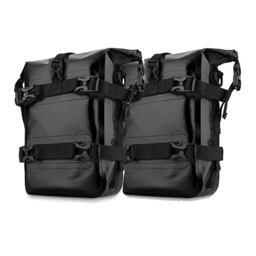 �o�C�N�p�p�j�A�o�b�O �T�h���o�b�O �ɓK������ �X�Y�L V�X�g���[�� DL650 DL1000 DL250 DL1050 �o�C�N�p�o���p�[�o�b�O �h�� �N���b�V���o�[ �C���c�[���o�b�O(2 pieces Balck)