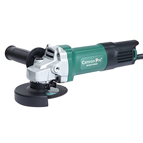 Image of angle grinder machine 1000W input power, hand grinder machine with 11000 RPM multipurpose powerful grinding machine with angle grinder attachment, grinder machine tools for professional and home use - (110 mm)