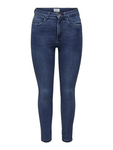 ONLY Damen ONLROYAL HIGH Skinny PIM504 Petit FN Hose, Medium Blue Denim, M/28
