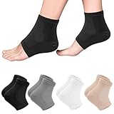 Fjquamitix Gel-Fersensocken mit offenem Zehenbereich, feuchtigkeitsspendende Fersensocken für trockene, rissige Füße, weiche Hornhautsocken für Hautreparatur und Komfort