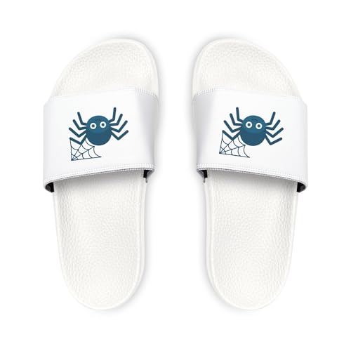 Youth Sandals with Removable Straps and Spider Print - Beach Sandals, Gift for the Summer
