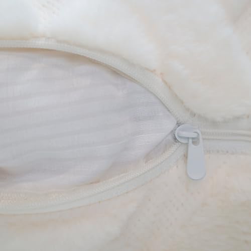FeinKulturia 2er Set Kissenbezug 40x40cm Samt Zierkissenbezüge Weich Flauschig Sofakissen Luxus Plüsch Kissenbezüge für Sofa Schlafzimmer Wohnzimmer Kuschelkissen Dekokissen