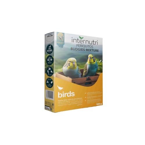 Inter Nutri Budgie Mixture Feed for Birds 400g