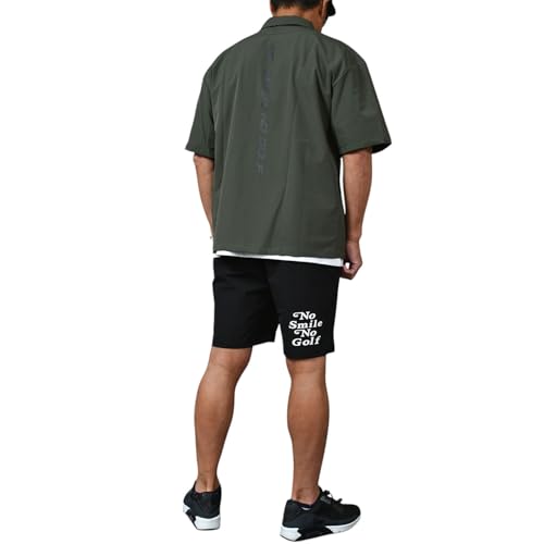 COMON GOLF(コモンゴルフ) ゴルフウェア メンズ ゴルフパンツ セットアップ 半袖 ハーフジップ シャツ ショートパンツ 上下 ジャージ 春 夏 春夏 CG-SET402C トップスXXXL/パンツXXXL