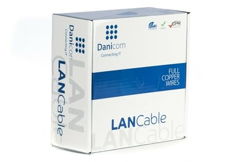 Câble sur bobine CAT6 UTP pour armoire de serveur et raccordement de routeurs ou commutateurs
