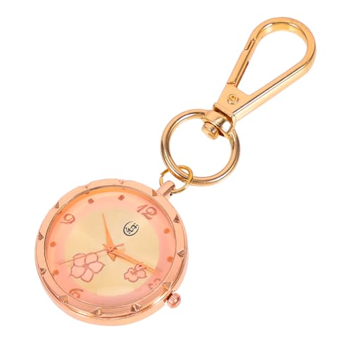 FOMIYES ナース用 音懐 時計 キーホルダー付き レディースポケットウォッ