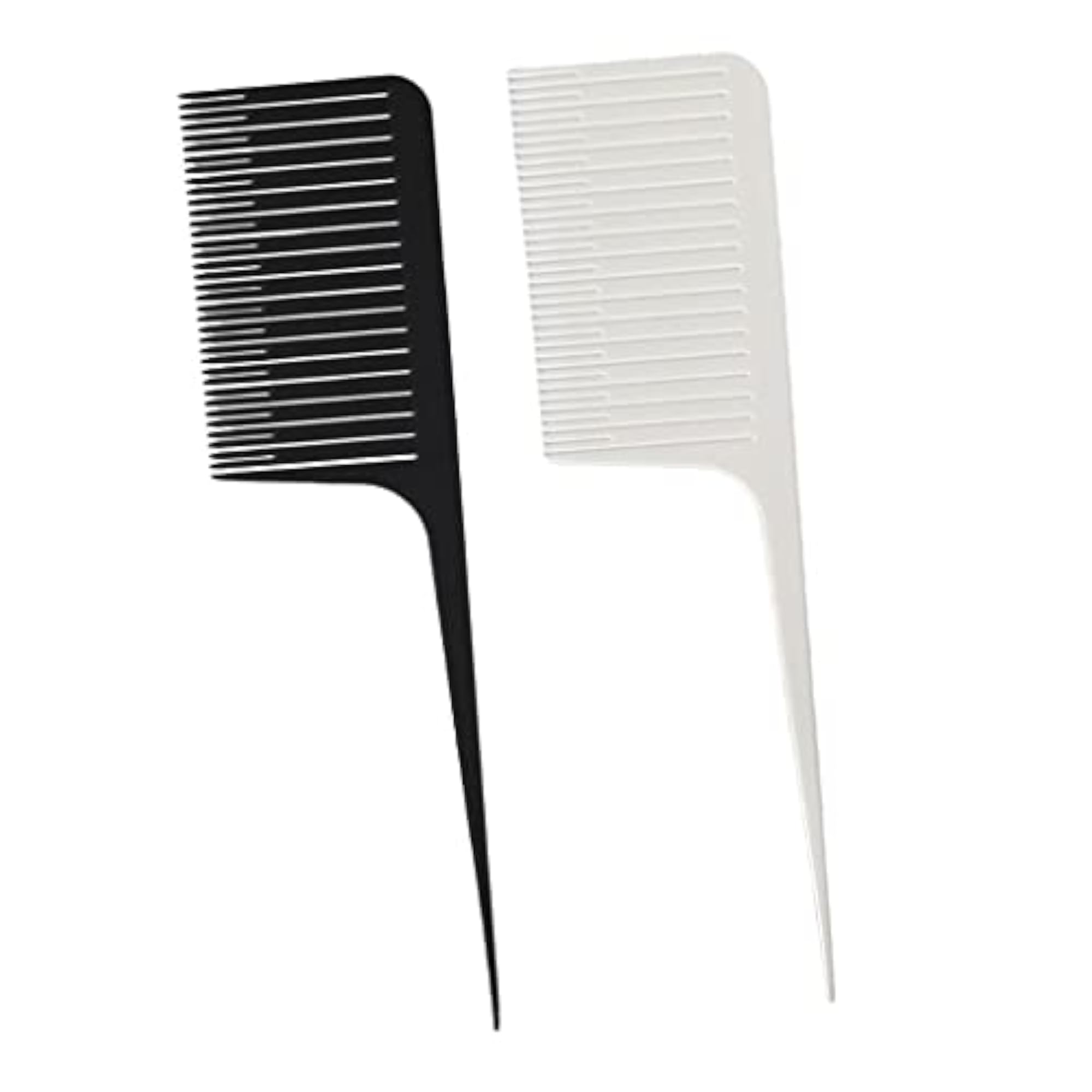 Professional Weaving Highlighting Foiling Hair Coloring Combs, Black & White
