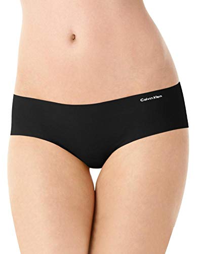 Calvin Klein Women's Invisibles Hipster Multipack Panty, Black, X-Large