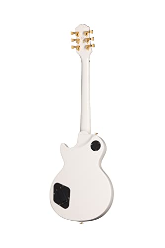 Epiphone Matt Heafy Les Paul Custom Origins Bone White – Guitare Électrique Signature - Les Beatles, Paul McCartney, John Lennon, RIngo Starr, George Harrison Epiphone Matt Heafy Les Paul Custom Origins Bone White - Guitare Électrique Signature – Image 7